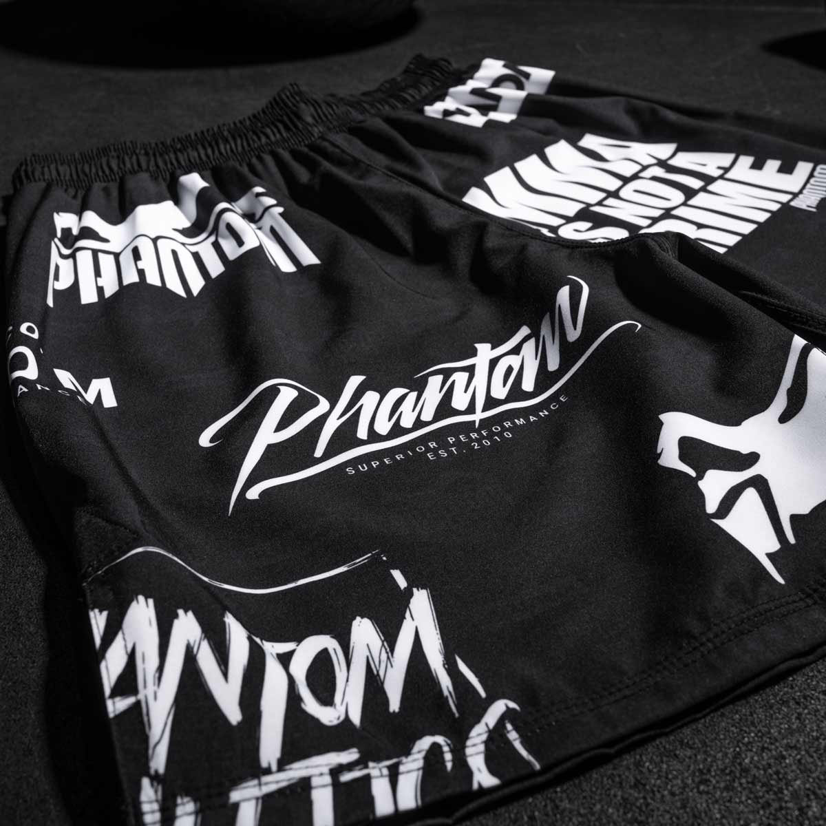 Phantom Athletics MMA Shorts EVO Legend - Zwart