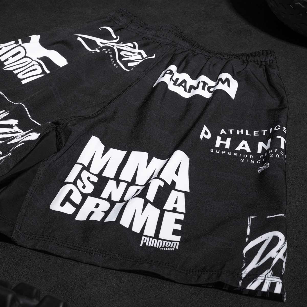 Phantom Athletics MMA Shorts EVO Legend - Zwart