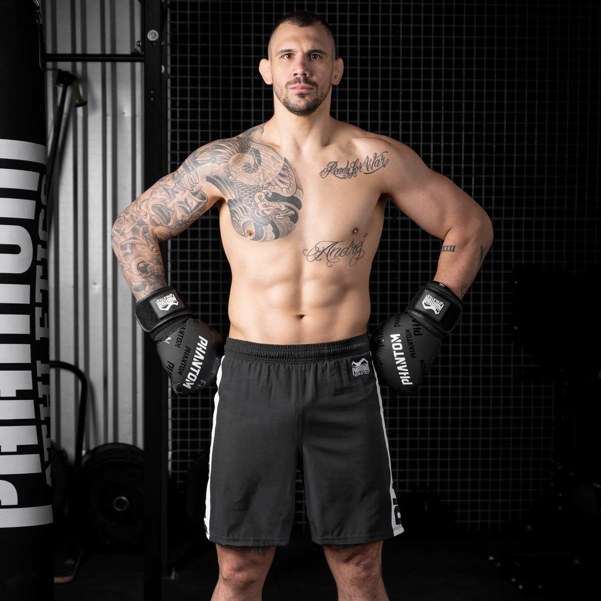 Phantom Athletics MMA Shorts EVO Apex - Zwart