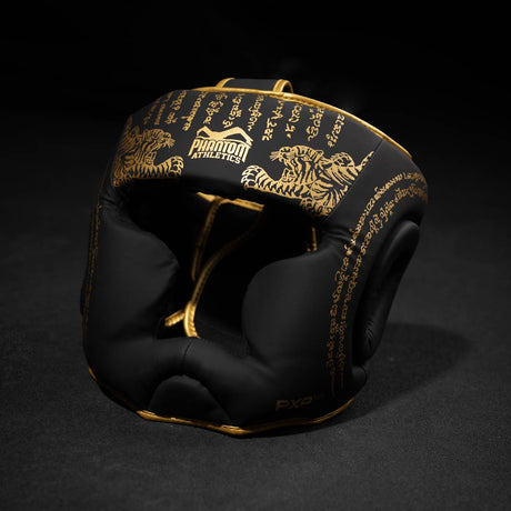 Căști de box Phantom Athletics Muay Thai – Negru/Aur
