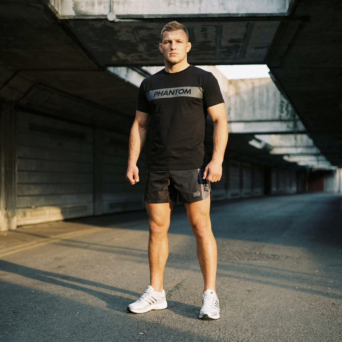 Phantom Athletics T-Shirt Apex 2 - Zwart/Grijs
