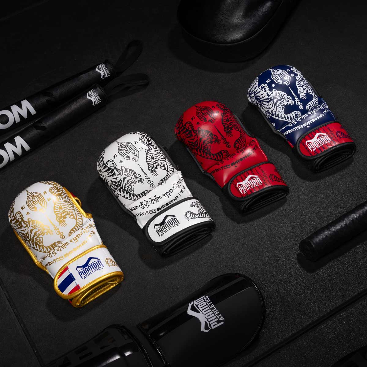 Phantom Athletics MMA Handschoenen Sparring Muay Thai - Blauw