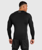 Venum Rashguard Attack Lange Mouwen - Zwart/Grijs