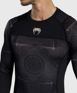 Venum Rashguard Lange Mouwen G-Fit Air - Zwart/Zand