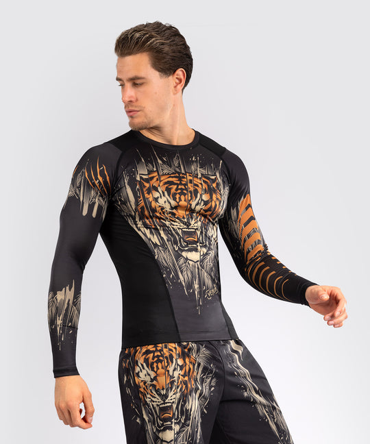 Venum Rashguard Lange Mouwen - Tiger