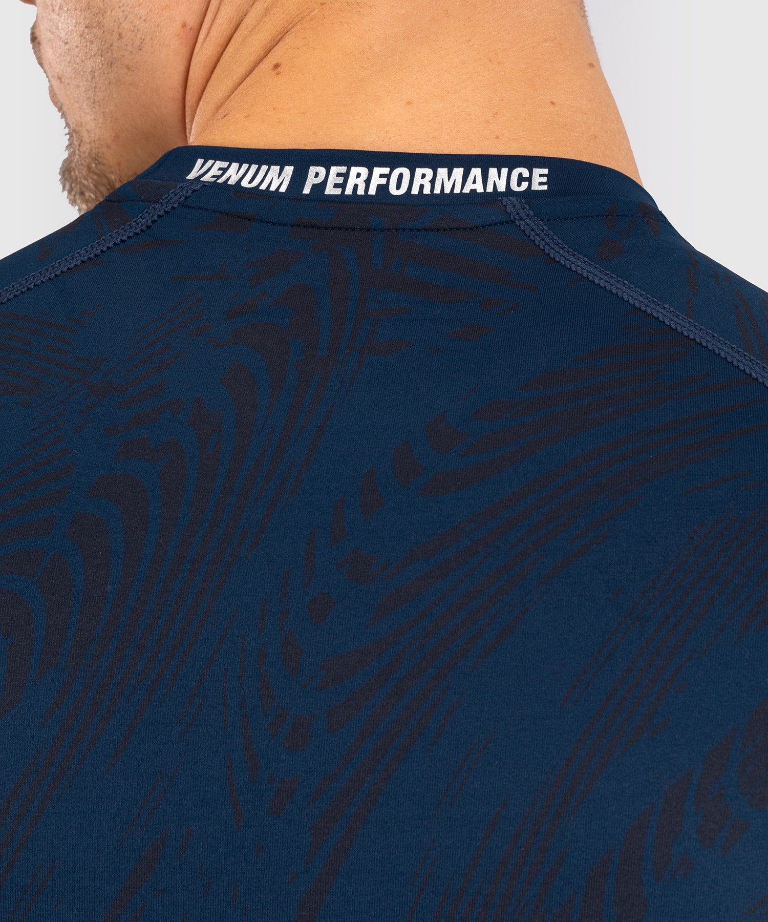 UFC Venum Rashguard Lange Mouwen Fusion Fight Week - Navy Blauw