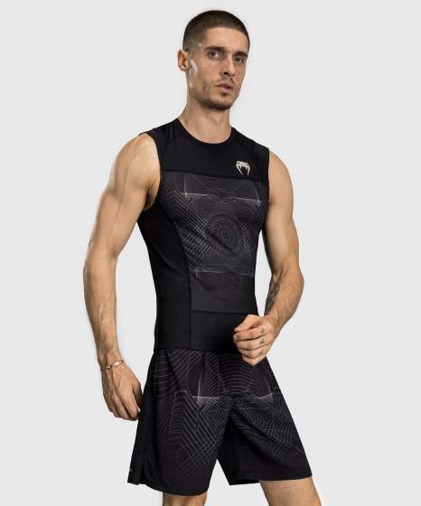 Venum Mouwloze Rashguard G-Fit Air - Zwart/Zand