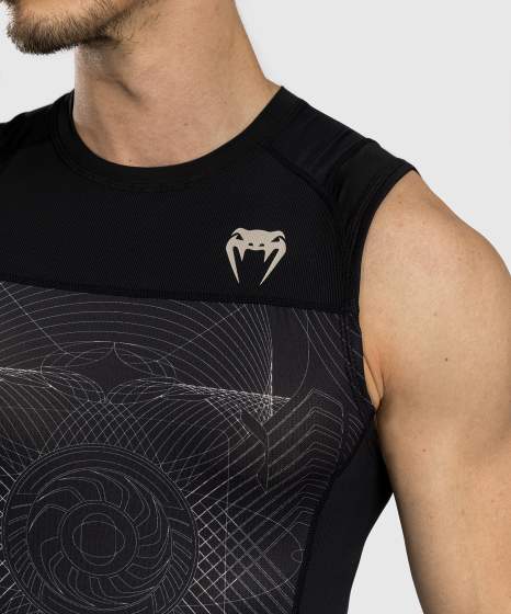 Venum Mouwloze Rashguard G-Fit Air - Zwart/Zand