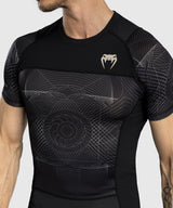Venum Rashguard Korte Mouwen G-Fit Air - Zwart/Zand