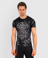 Venum Rashguard Gladiator 5.0 Korte Mouwen - Zwart/Zilver