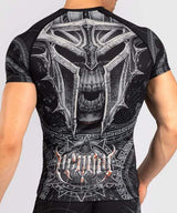 Venum Rashguard Gladiator 5.0 Korte Mouwen - Zwart/Zilver