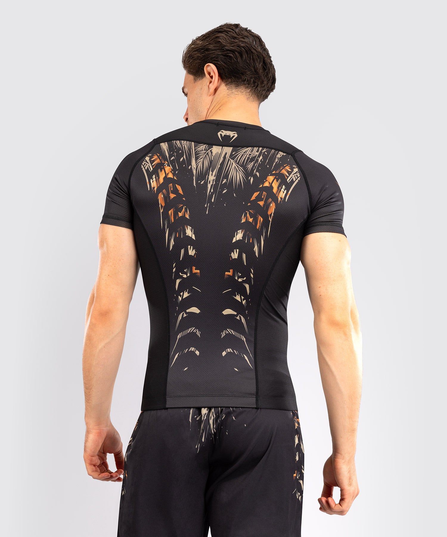 Venum Rashguard Korte Mouwen - Tiger