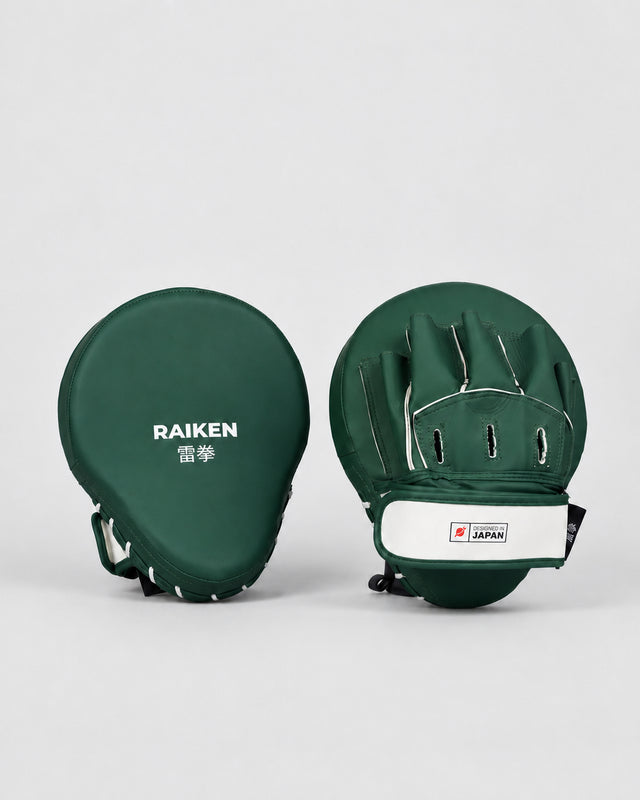 Manoplas de boxeo Raiken KAZE – Verde/Blanco