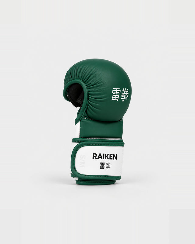 Raiken KAZE MMA Sparring Gloves - Green/White