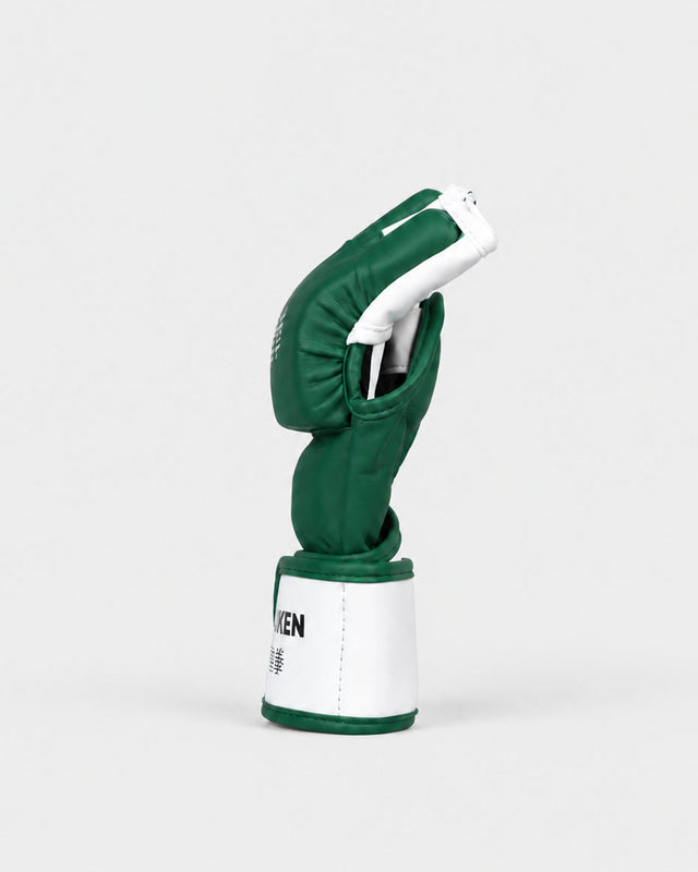 Luvas de MMA Raiken KAZE – Verde/Branco