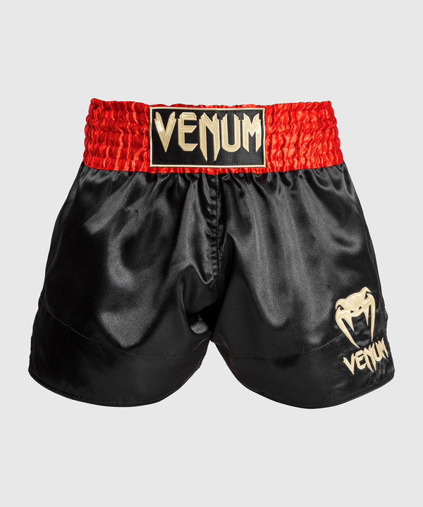 Pantaloncini da kickboxing Venum Classic 2.0 – Nero/Rosso/Oro