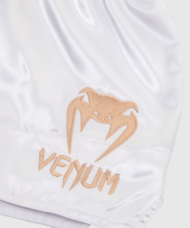 Venum Kickboxing Shorts Classic – White/Gold