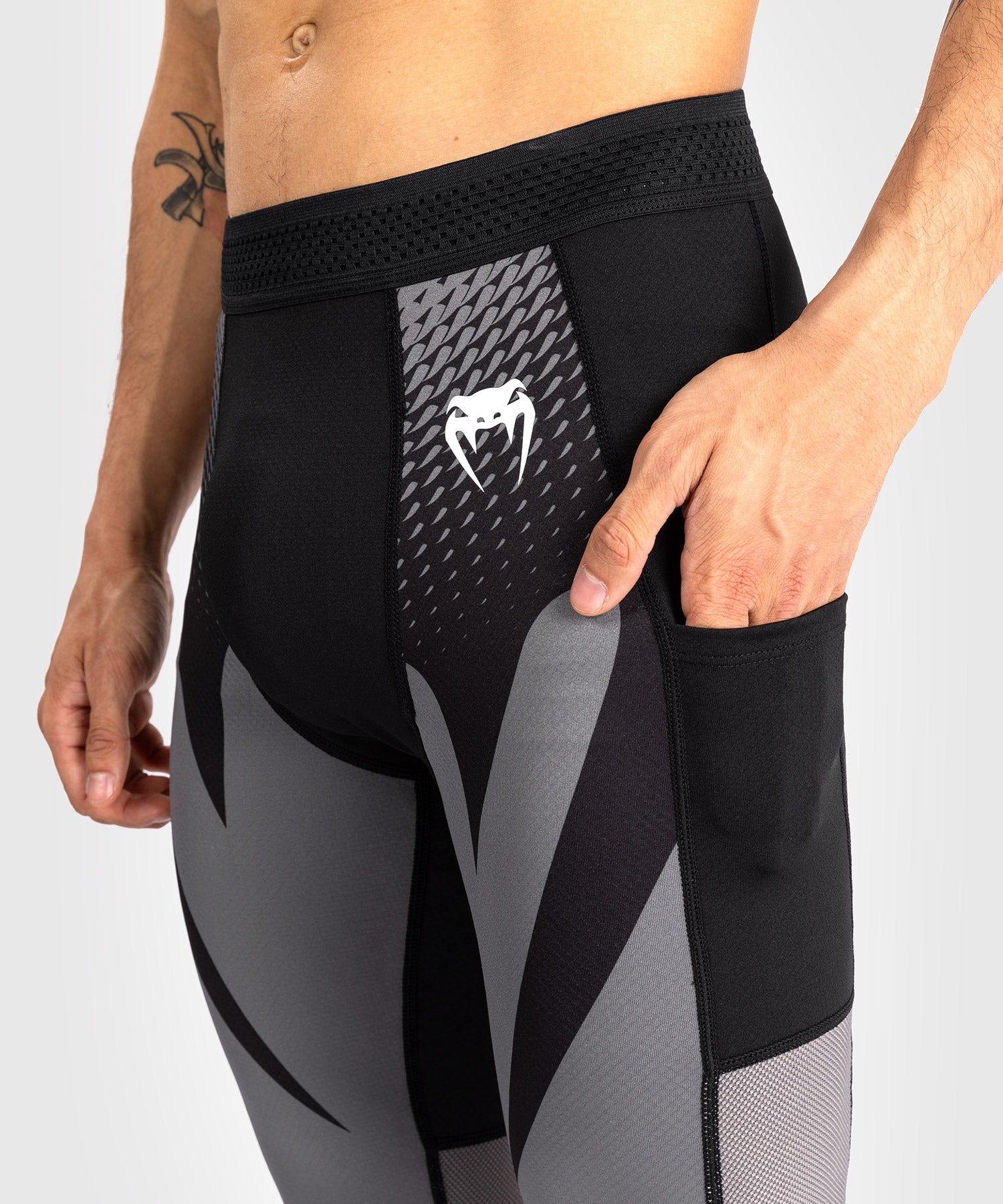 Venum Spats Attack - Zwart/Grijs