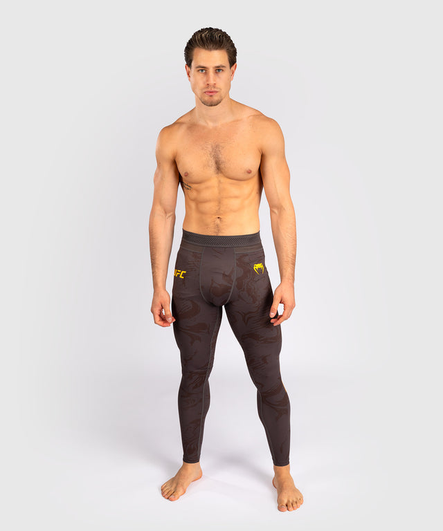 Shorts de compression Venum UFC Spats Fusion Fight Week – Marron