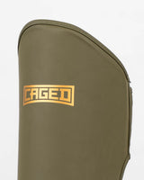 Caged Scheenbeschermers Shadow - Kaki Groen/Goud