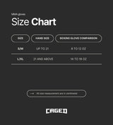 Caged MMA handschoenen Shadow - Zwart/Zwart