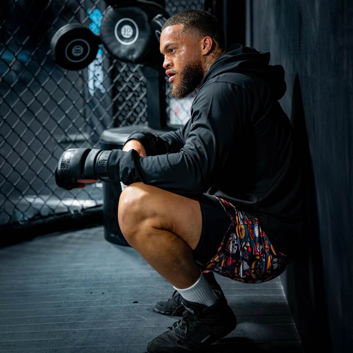 Phantom Athletics MMA Shorts Fusion-R - Zwart