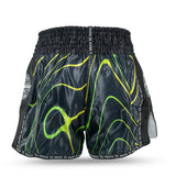 Booster Kickboks Shorts Aurora - Zwart/Geel