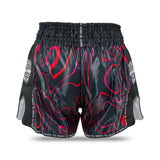 Booster Kickboks Shorts Aurora - Zwart/Rood