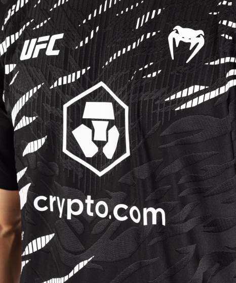 UFC Venum T-shirt Fusion Fight Night - Zwart