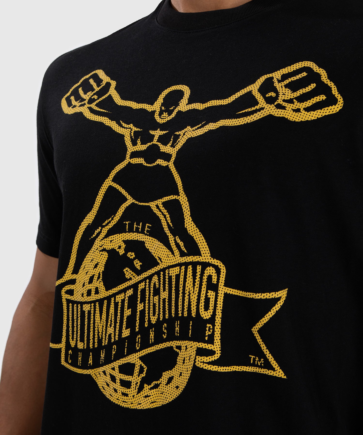 UFC Venum T-shirt Ulti-Man - Zwart/Geel