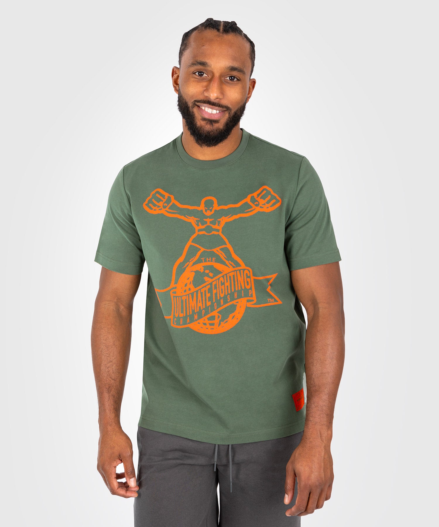UFC Venum T-shirt Ulti-Man - Kaki Groen/Oranje