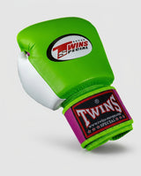Twins Bokshandschoenen BGVL3 - Groen/Roze/Wit