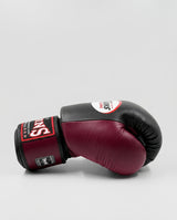 Twins Bokshandschoenen BGVL3 - Zwart/Bordeaux Rood