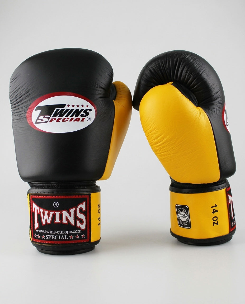 Twins Bokshandschoenen BGVL3 - Zwart/Geel