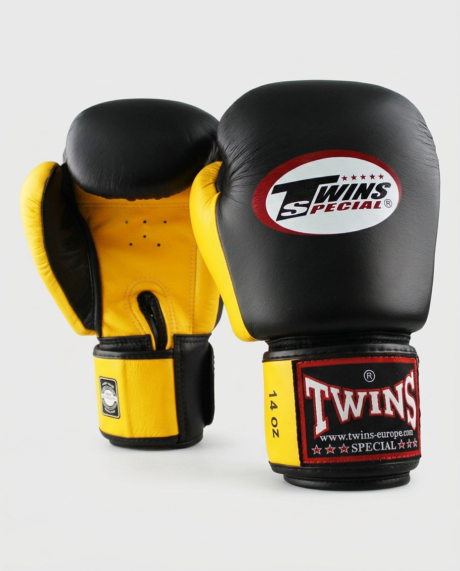 Twins Bokshandschoenen BGVL3 - Zwart/Geel