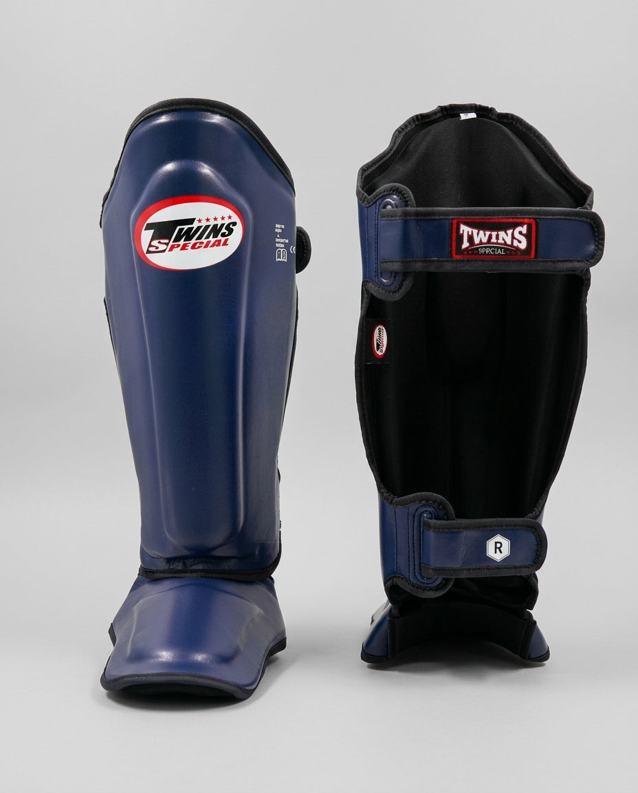 Twins Kickboks Scheenbeschermers SGL7 -  Navy Blauw