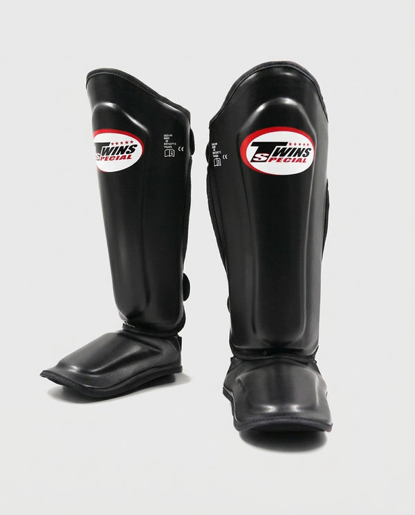 Twins Kickboks Scheenbeschermers SGL7 -  Zwart