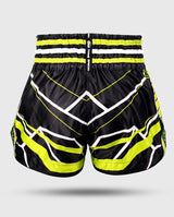 Twins Muay Thai Shorts TTBL Racing - Zwart/Groen