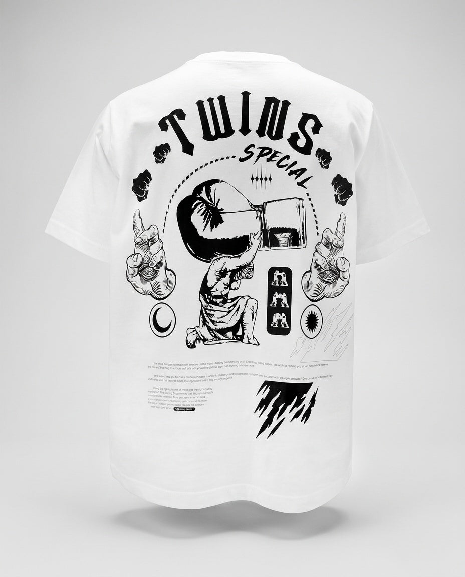 Twins T-Shirt 'TT2' - Wit