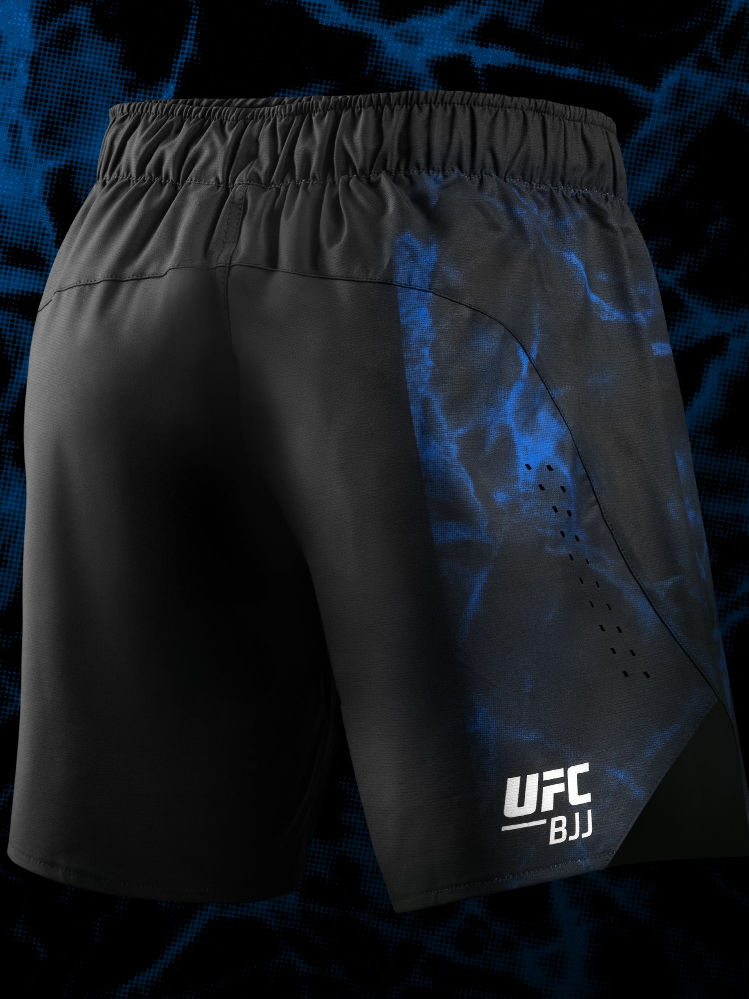 Pantaloni scurți BJJ Hayabusa x UFC – Negru/Albastru