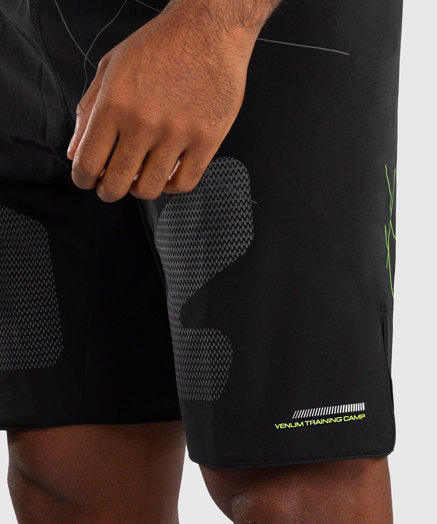 Venum MMA Shorts Training Camp 4.0 - Zwart/Neon Groen