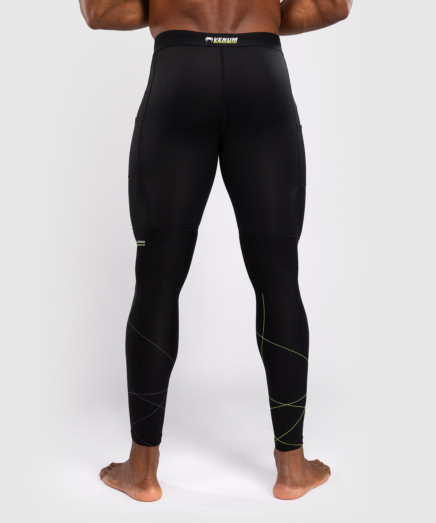 Venum Spats Training Camp 4.0 - Zwart/Neon Groen