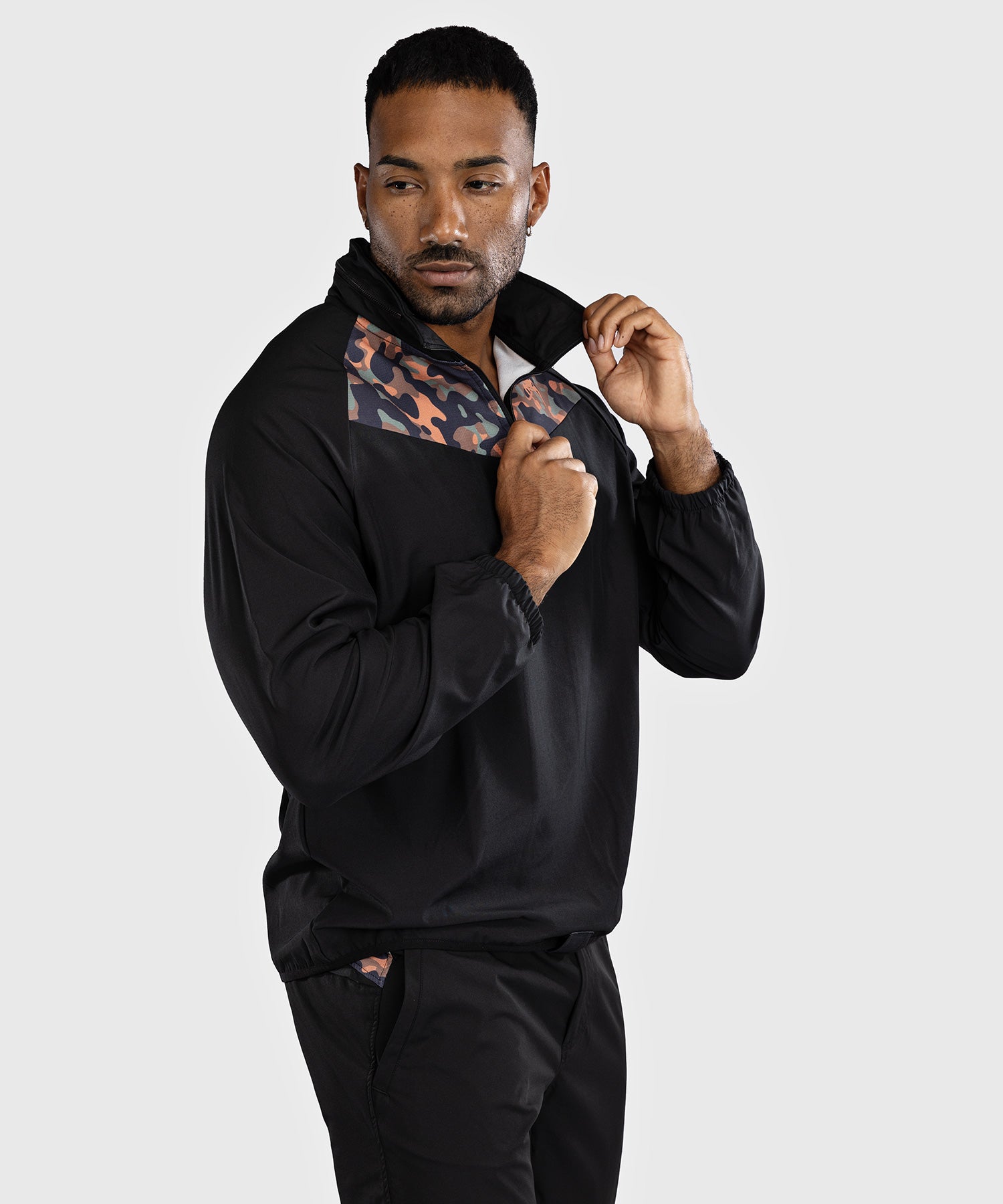 Venum Trainingsjack Jungle Ops - Zwart/Khaki Camo
