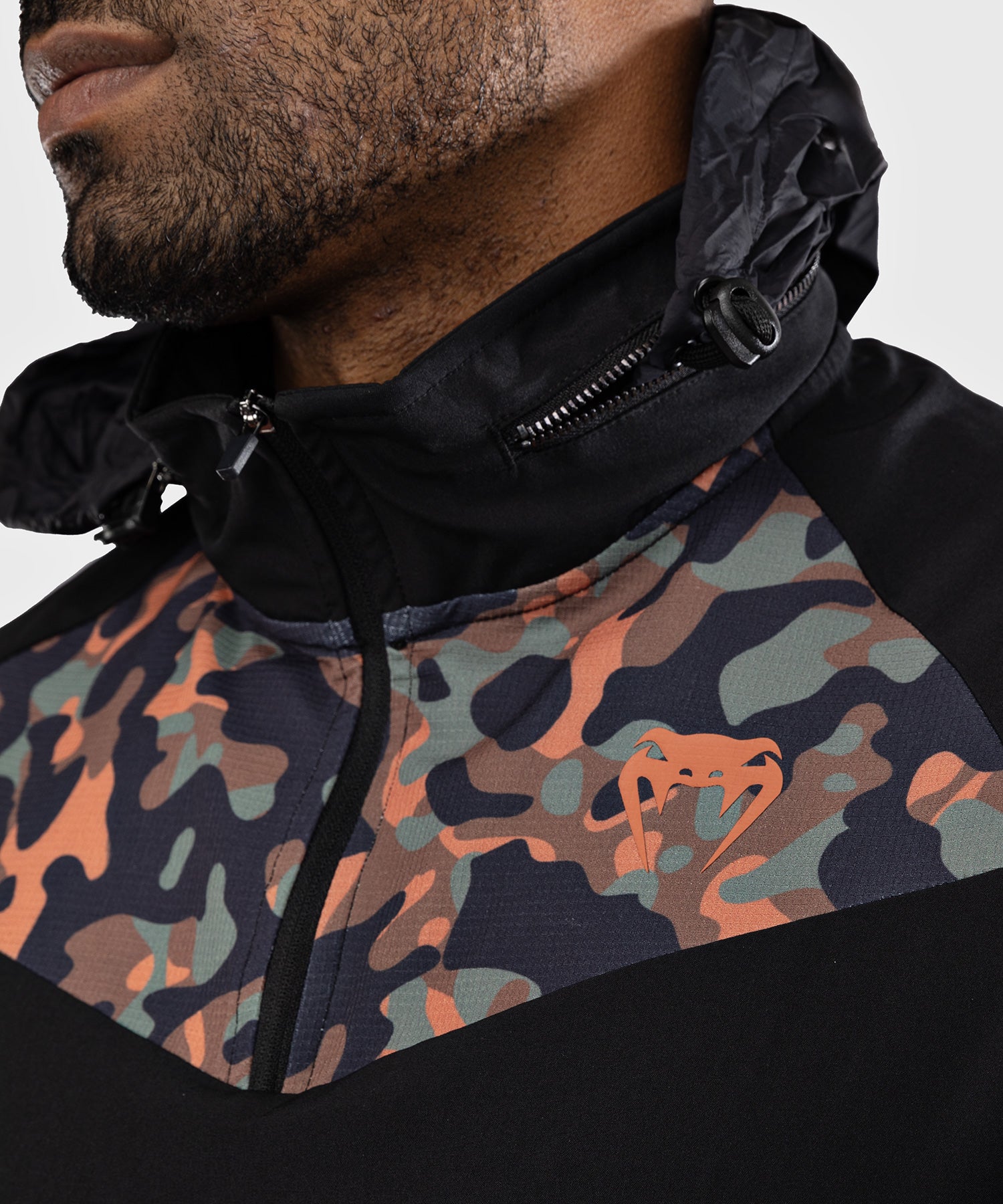 Venum Trainingsjack Jungle Ops - Zwart/Khaki Camo