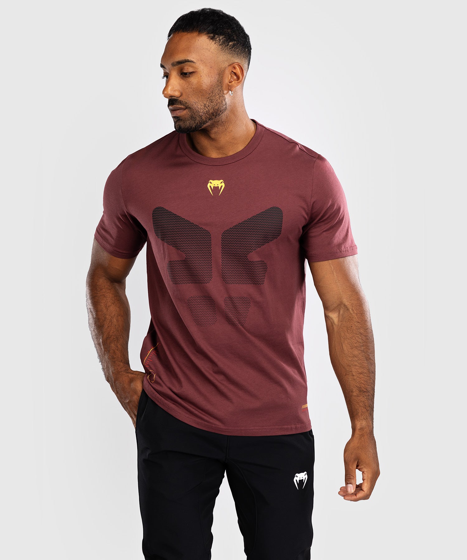 Venum T-Shirt Tactical XT - Zwart/Burgundy/Gold