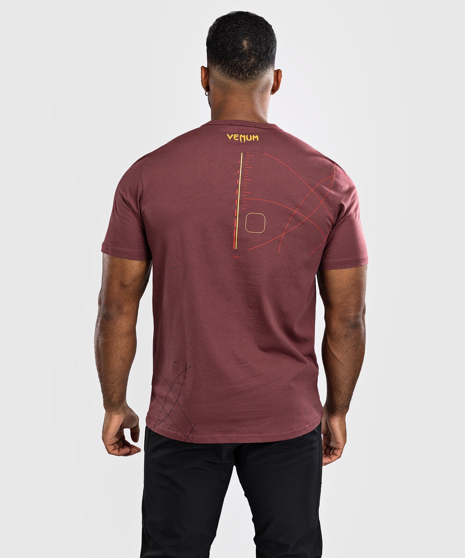 Venum T-Shirt Tactical XT - Zwart/Burgundy/Gold