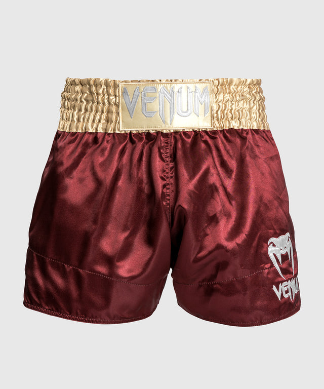 Venum Kickboxing shorts Classic 2.0 – Bordeaux rød/guld/hvid