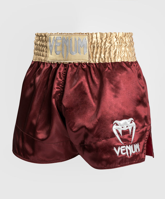 Venum Kickboxing shorts Classic 2.0 – Bordeaux rød/guld/hvid