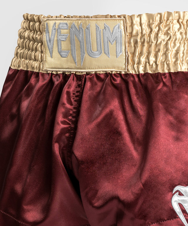 Venum Kickboxing shorts Classic 2.0 – Bordeaux rød/guld/hvid