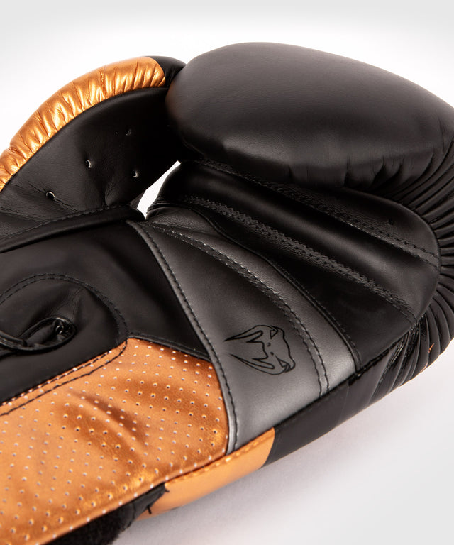Boxerské rukavice Venum Elite Evo – Černé/Bronzové